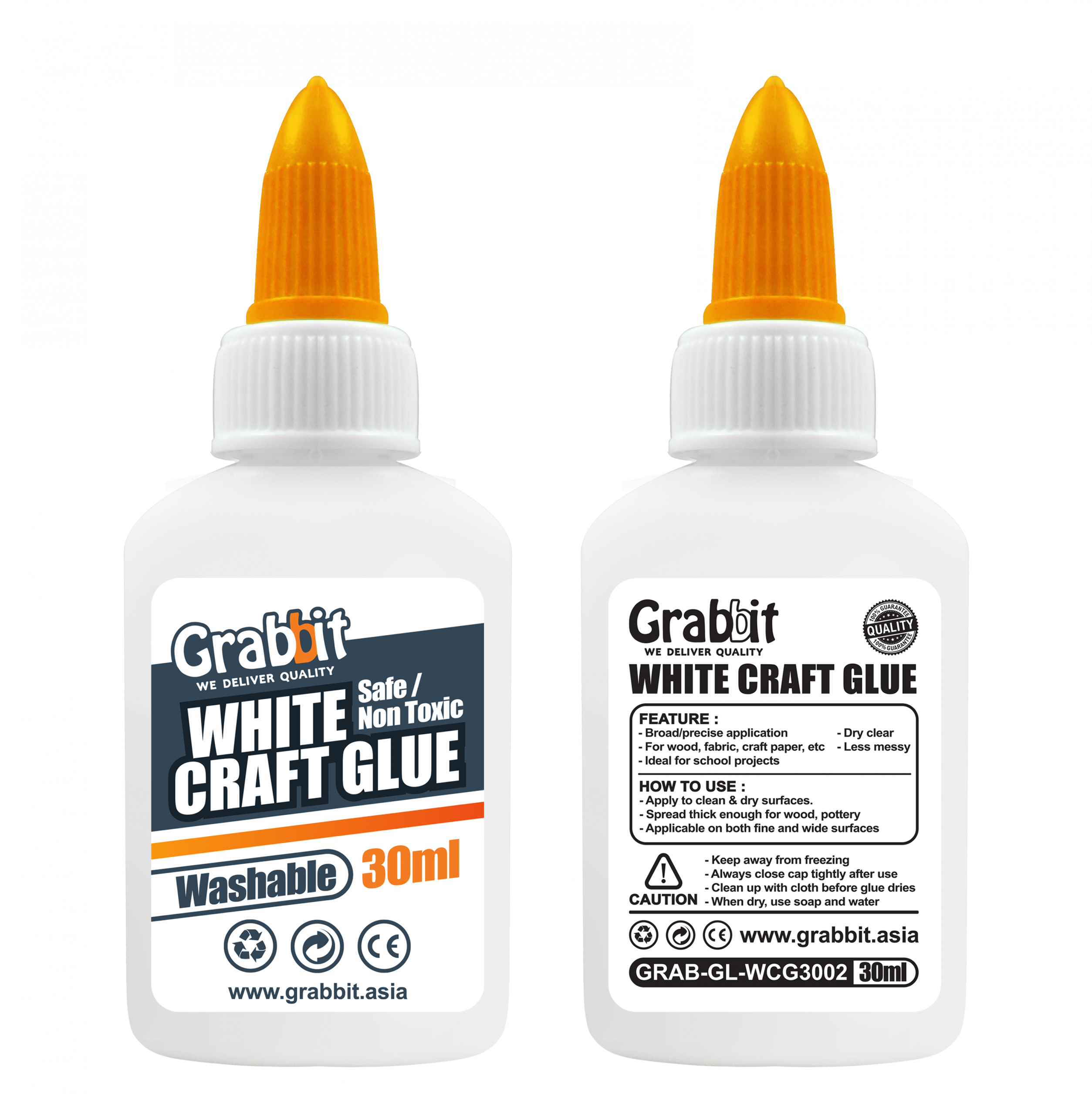 White Craft Glue 30ml X 2pcs – Grabbit Asia